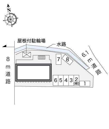 グレンツェⅡ(28199)の駐車配置図
