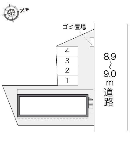 Ｎ(17633)の駐車配置図