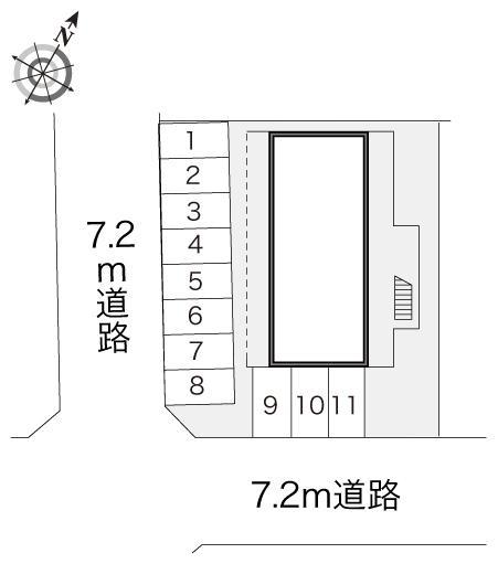 アルカディア２(15155)の駐車配置図