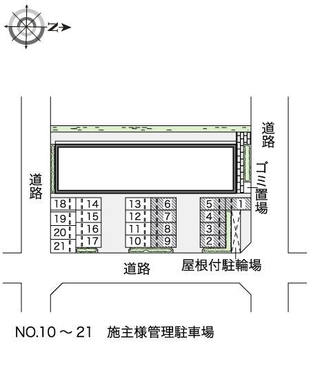 ヴィヴァンタ(47325)の駐車配置図