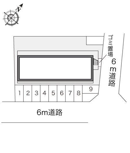 つつじが丘(16183)の駐車配置図