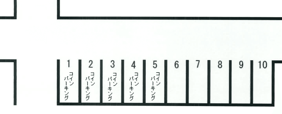 妙蓮寺パーキングの駐車配置図