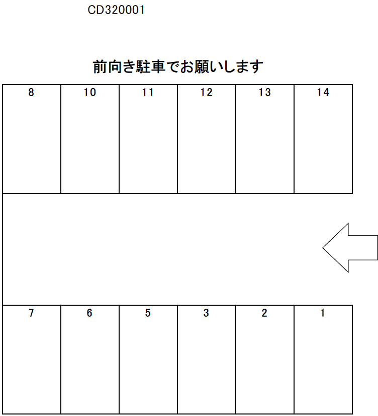 320001の駐車配置図