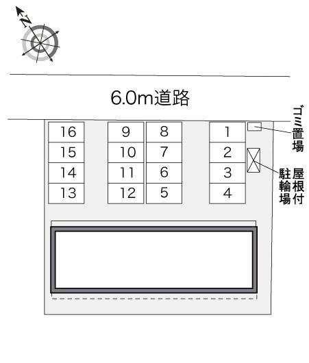 ＳＯＬＵＴＩＯＮＳⅢ(32694)の駐車配置図