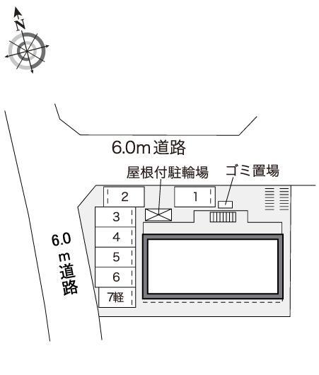 ノワール(40887)の駐車配置図