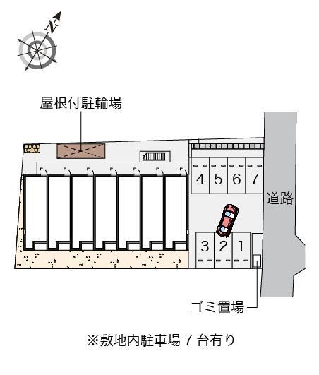 ヴィラージュ(53078)の駐車配置図