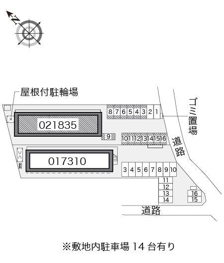 平窪Ⅱ(21835)の駐車配置図