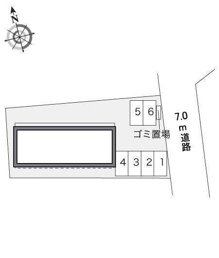 アヴェニーレ皆生(28460)の駐車配置図