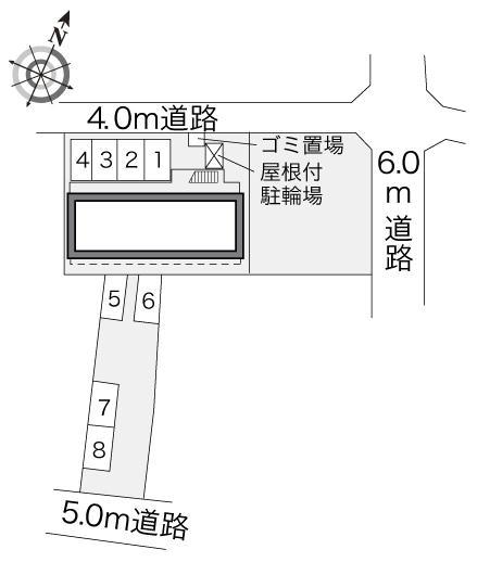 ポラリス　エクレール(24783)の駐車配置図
