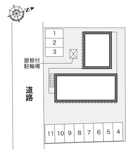 アンジェラス(34568)の駐車配置図