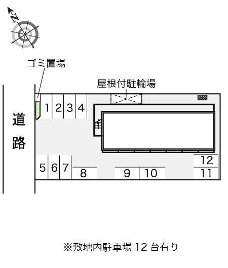 サンライズ松陽(15599)の駐車配置図