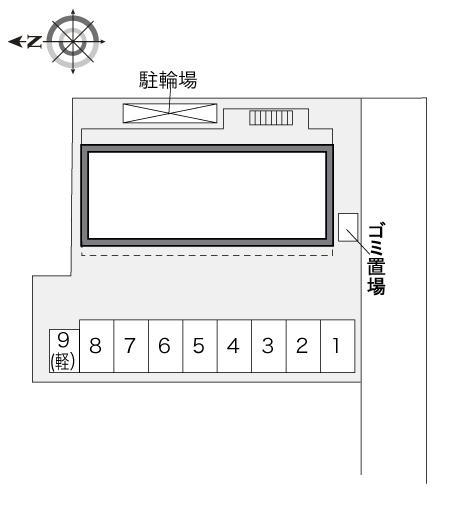 ボナール(31225)の駐車配置図