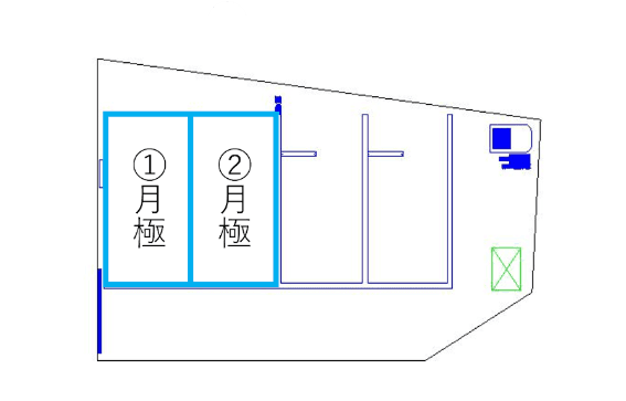 砂山第６の駐車配置図