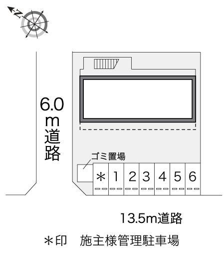ラヴェンナ(17108)の駐車配置図
