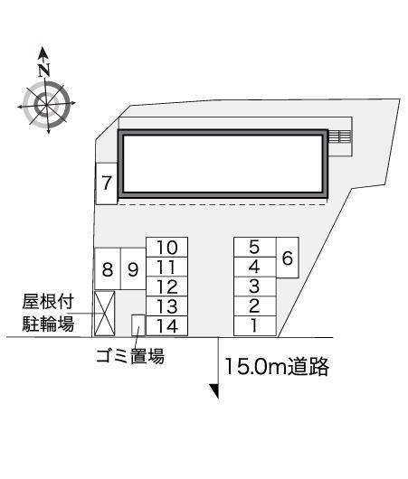 フォーマルハウト(40229)の駐車配置図