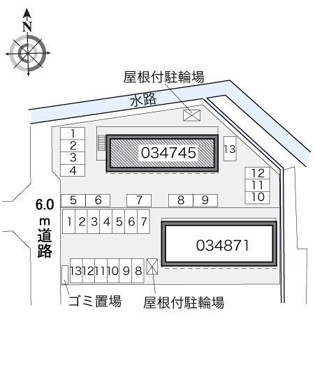 天正寺サンシャイン(34745)の駐車配置図
