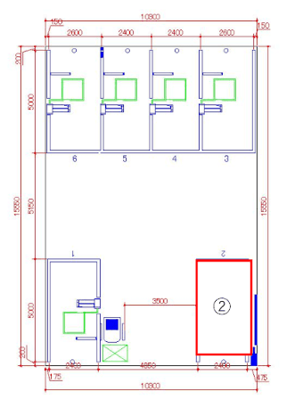 洲雲第３の駐車配置図