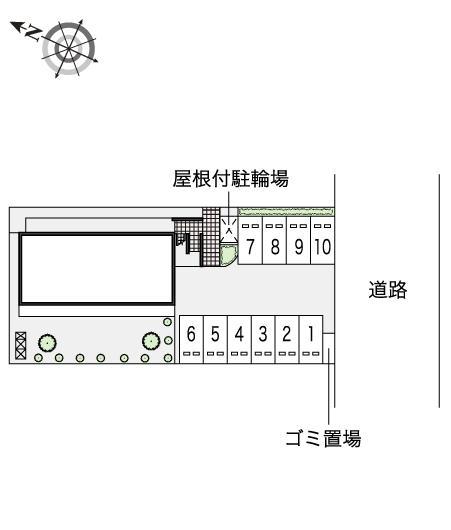 レジデンス桑江(52045)の駐車配置図