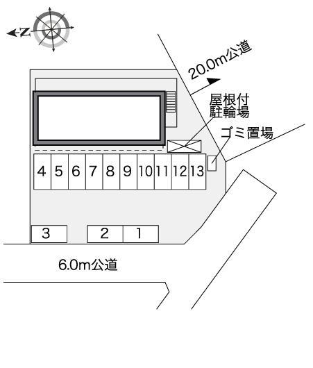 Ｅａｓｅ(30412)の駐車配置図
