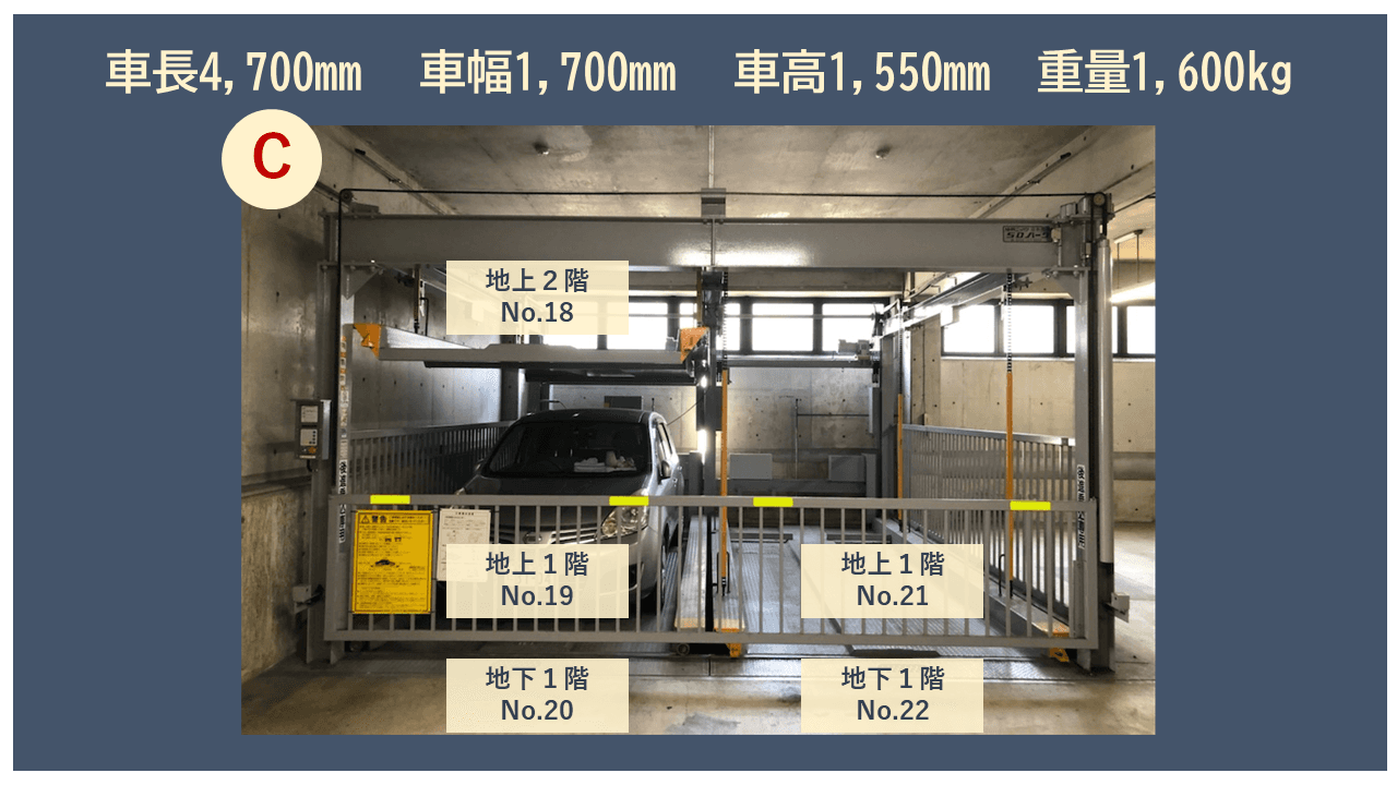 十条仲原１丁目駐車場の外観・駐車場イメージ2枚目