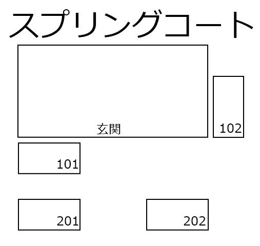 スプリングコートの駐車配置図