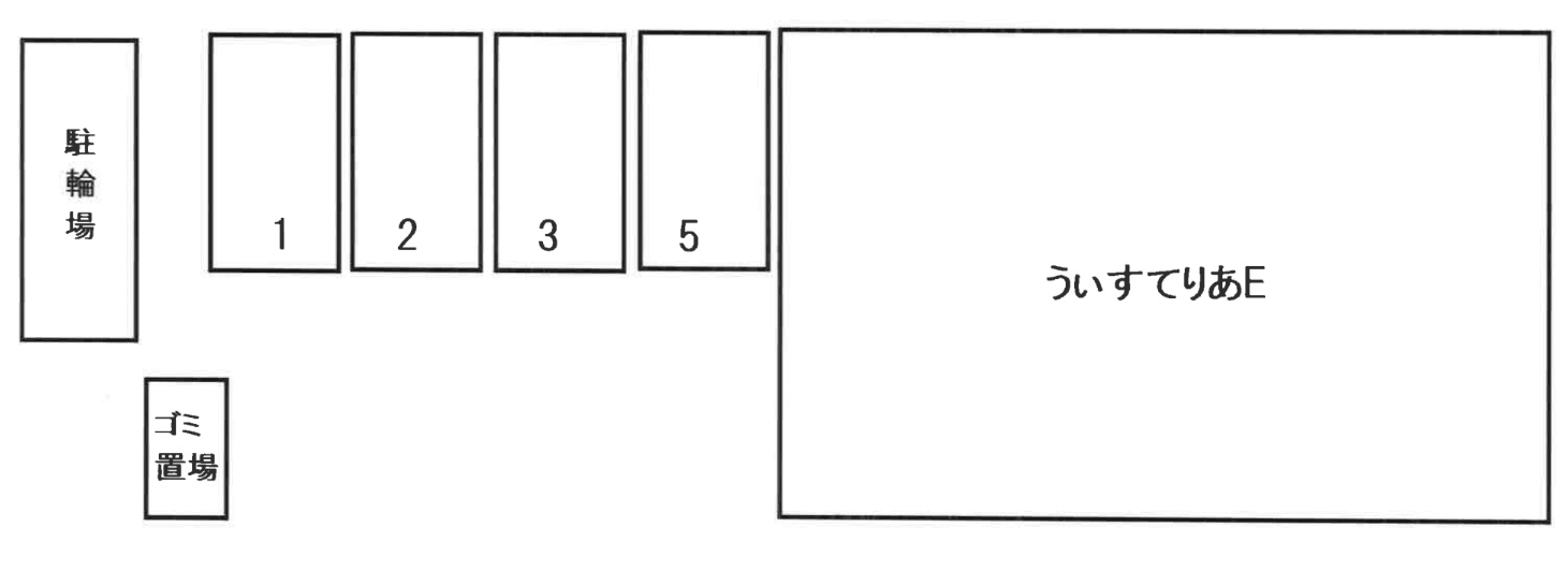 うぃすてりあＥ　駐車場の駐車配置図