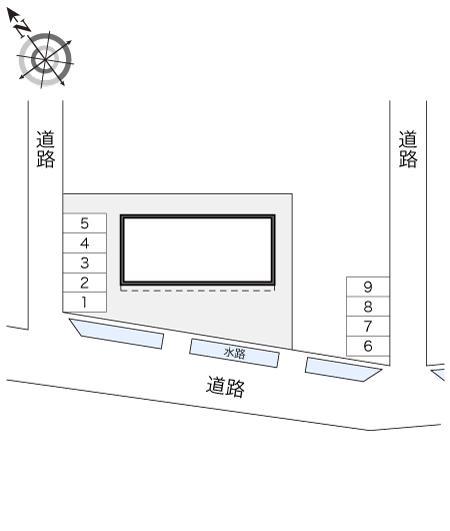 サンⅡ(13792)の駐車配置図