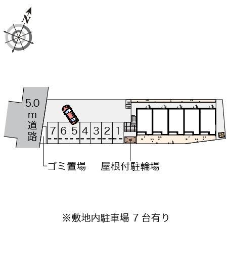 クレイノＴＡＧＯ(56755)の駐車配置図