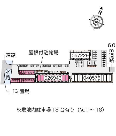 フジサキⅡ(26943)の駐車配置図
