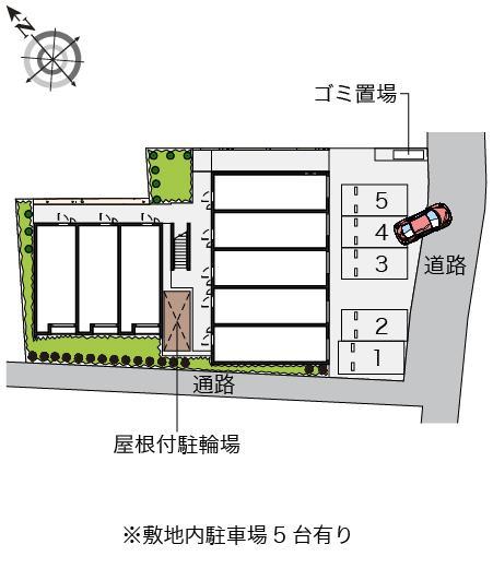 クレイノトウィンクルＤ(58920)の駐車配置図