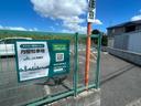 湊大ガレージの駐車場