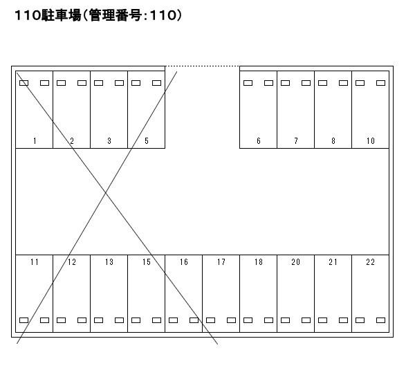 J-110の駐車配置図