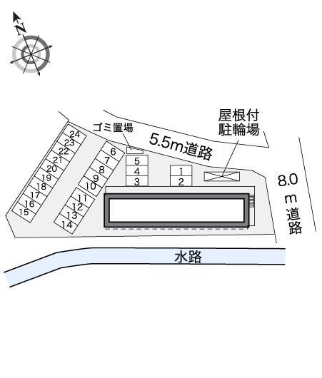 旭(32121)の駐車配置図