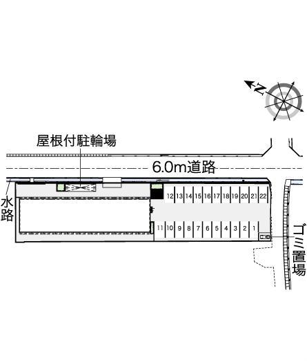 トヨハラ(42028)の駐車配置図