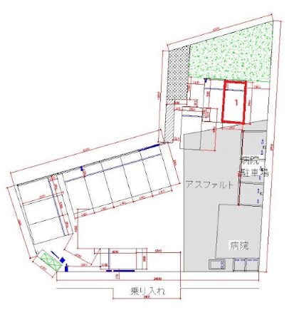 栗橋駅前第２の駐車配置図