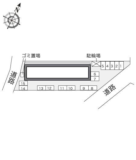 森下(23807)の駐車配置図