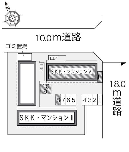 ＳＫＫ・マンションⅣ(22103)の駐車配置図