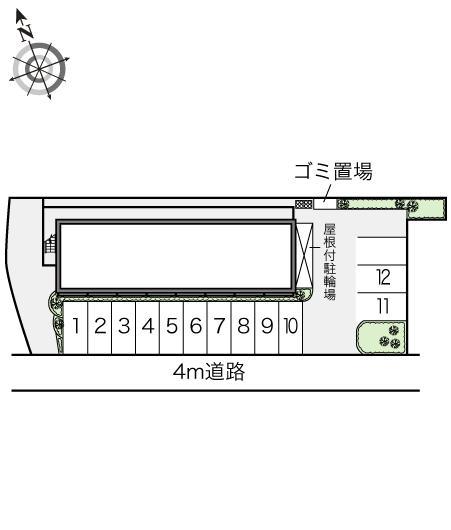 白国(16909)の駐車配置図