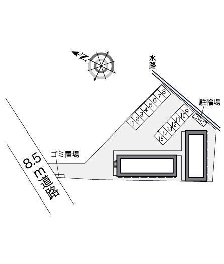 月花園(26630)の駐車配置図