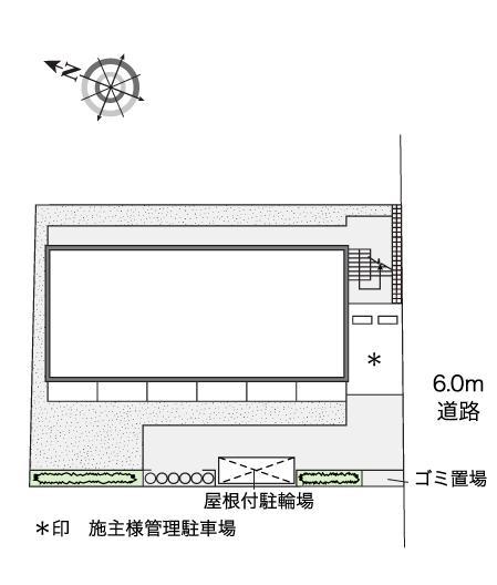 ＭＥＧＵ２０１０(42911)の駐車配置図