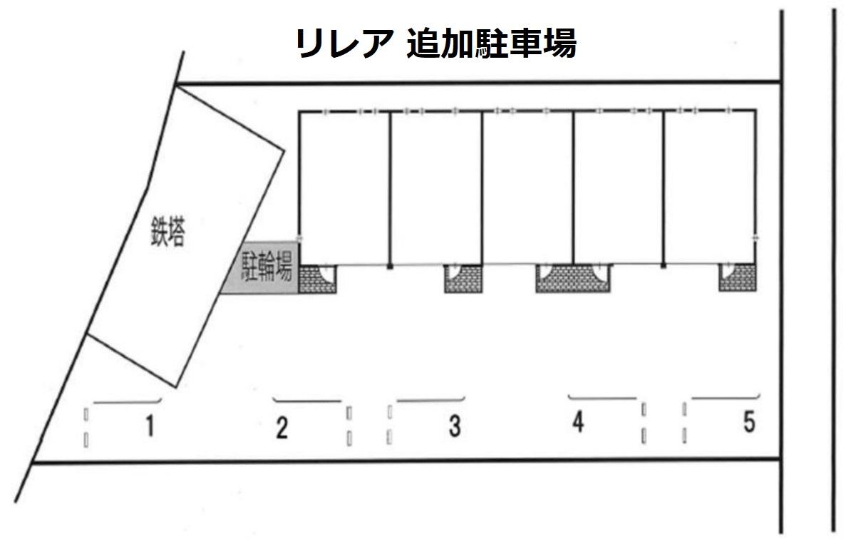 リレア　追加駐車場の駐車配置図