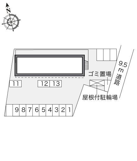 Ｌｕｃｅ深谷原(23989)の駐車配置図