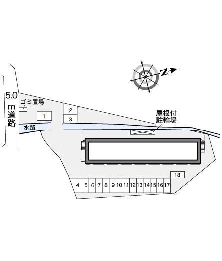 愛宕(26074)の駐車配置図