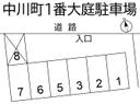 中川町1番大庭駐車場の駐車場