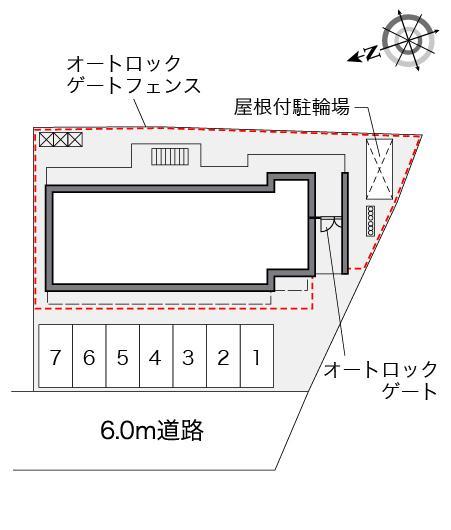 ガーデンハウス　Ｗ(39843)の駐車配置図