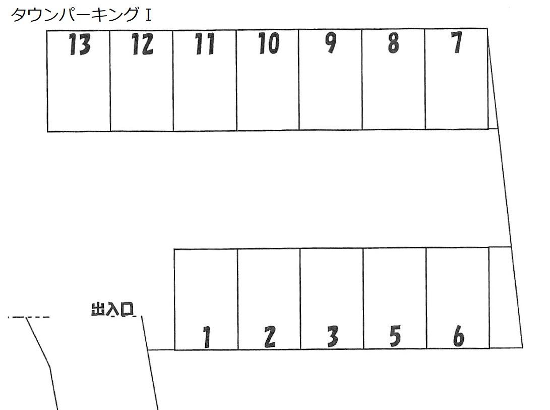 タウンパーキングの駐車配置図