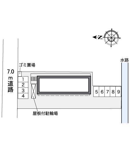 フレグランス萩(39993)の駐車配置図