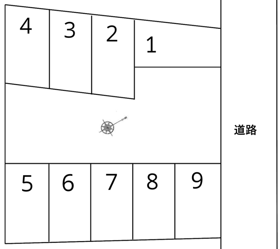 48.安澤ガレージの駐車配置図