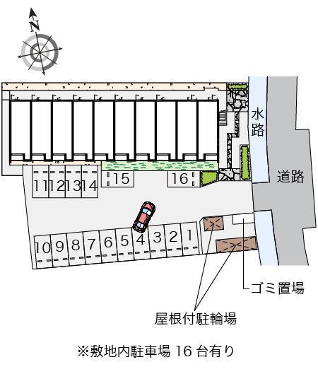 クレイノ百合桜(57815)の駐車配置図