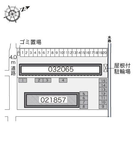 クプクプ(21857)の駐車配置図